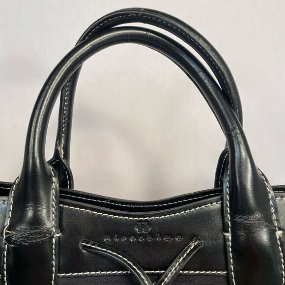 BLACK TOTE BAG by HIROSHIMA - PREVIOUSLY LOVED - Picture 3 of 11